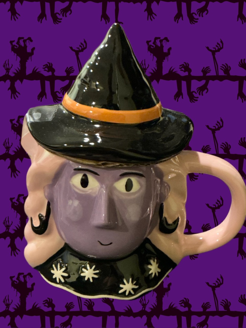 Target Hyde & Eek Mini Witch Stoneware Mug With Witch Hat For Lid